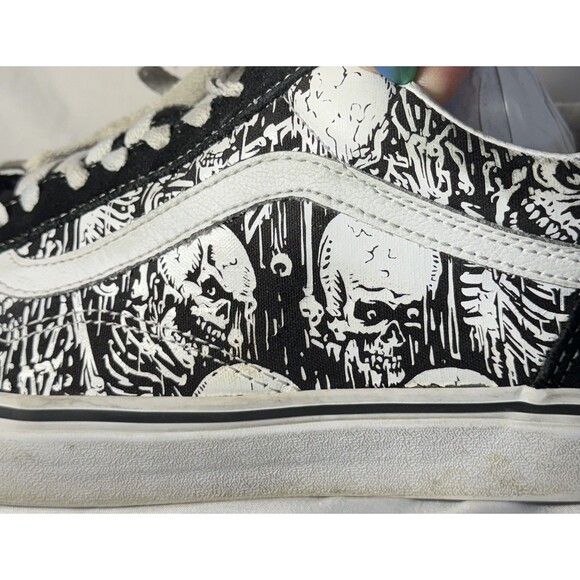 VANS Old Skool Forgotten Bones Size 11 suede and canvas - Picture 3 of 11